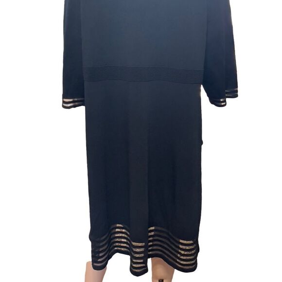 Calvin Klein Black Dress Sz 2X - Picture 5 of 14